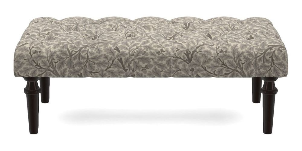 Small Buttoned Footstool