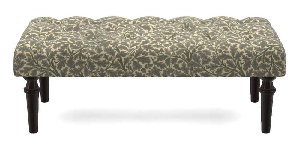 Small Buttoned Footstool