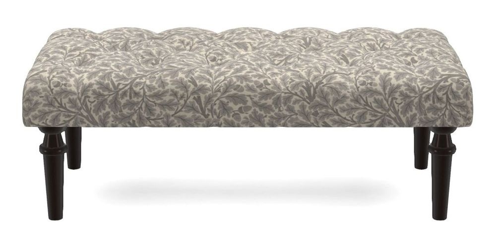 Small Buttoned Footstool