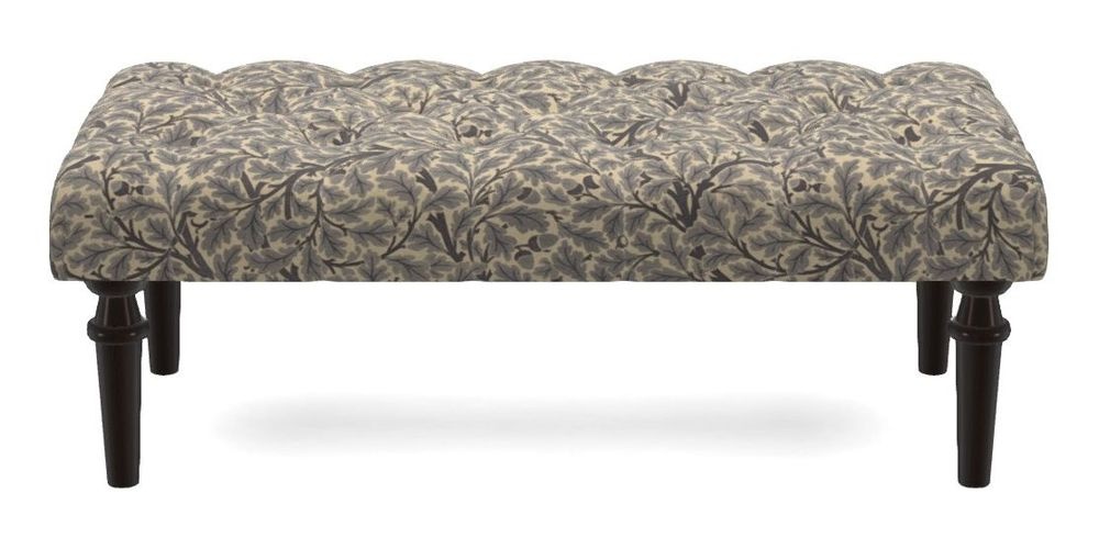 Small Buttoned Footstool