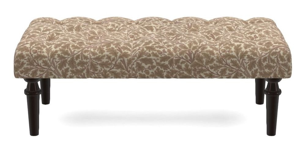 Small Buttoned Footstool