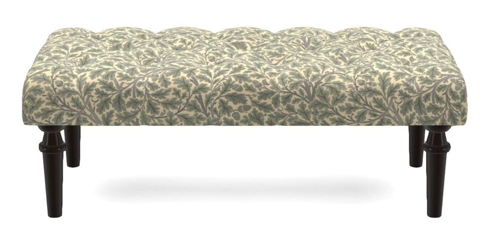 Small Buttoned Footstool