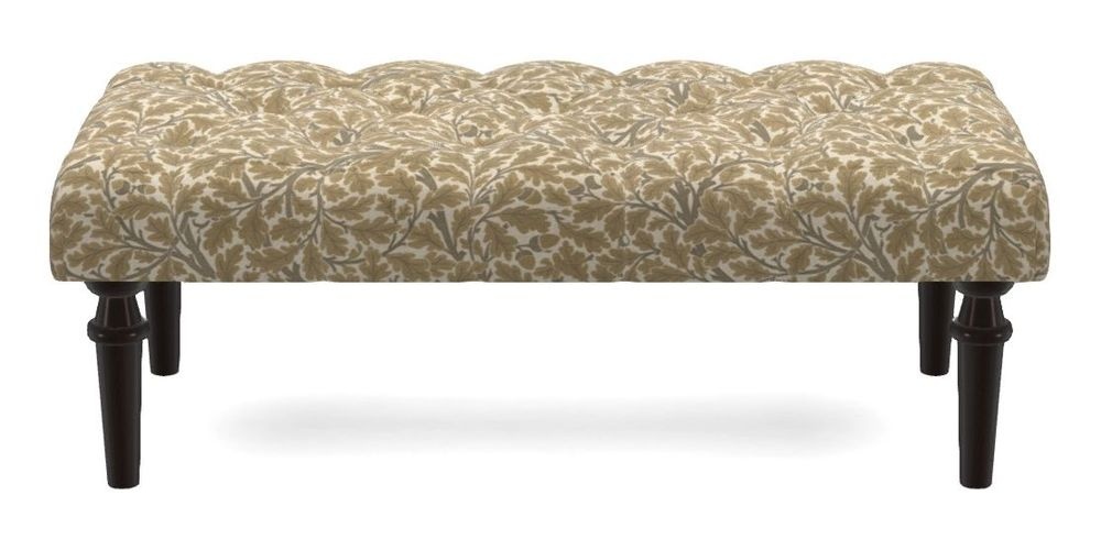 Small Buttoned Footstool