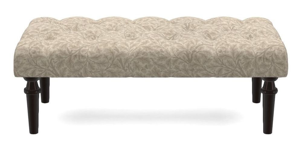 Small Buttoned Footstool