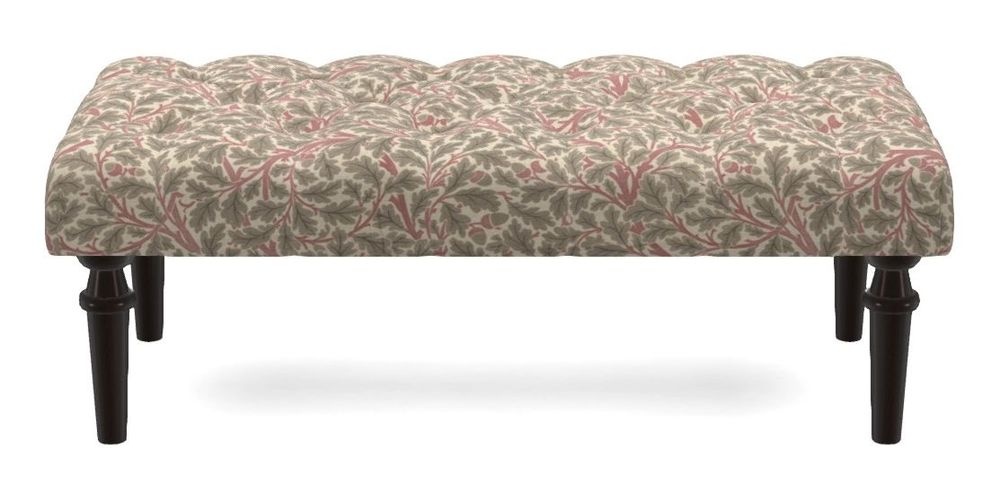 Small Buttoned Footstool