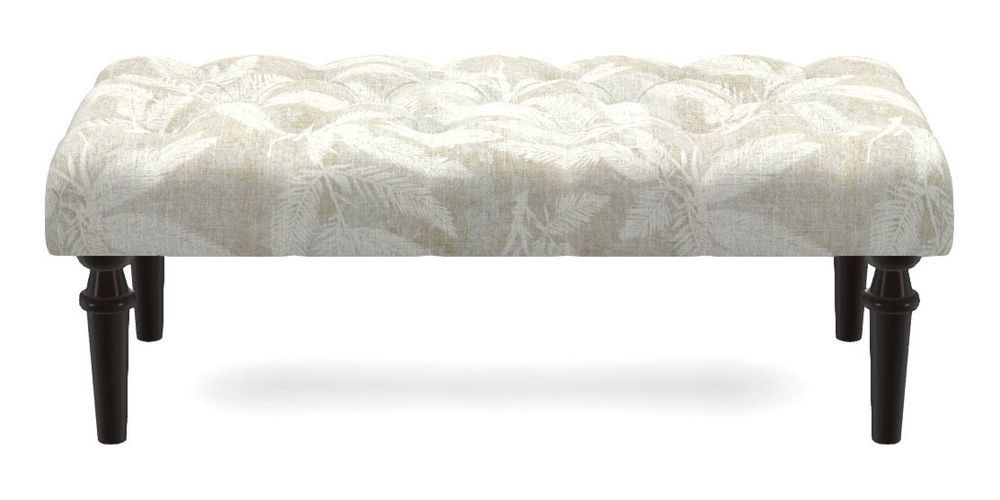 Small Buttoned Footstool