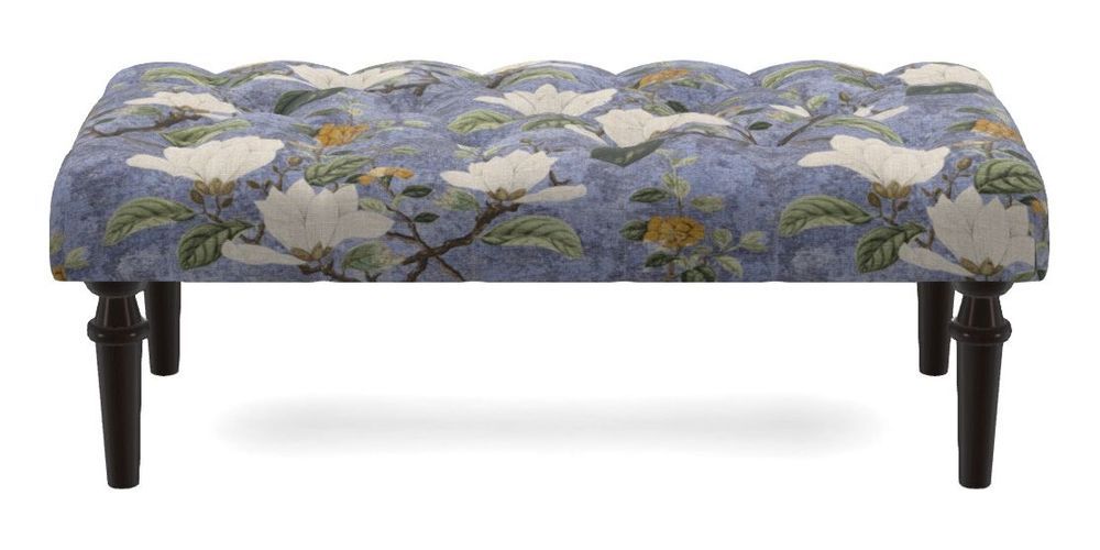 Small Buttoned Footstool