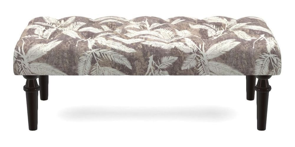 Small Buttoned Footstool