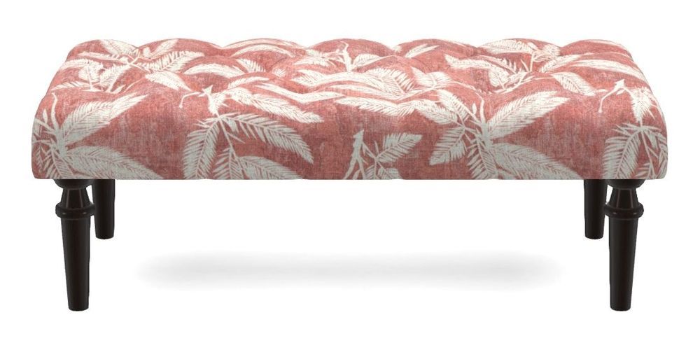 Small Buttoned Footstool