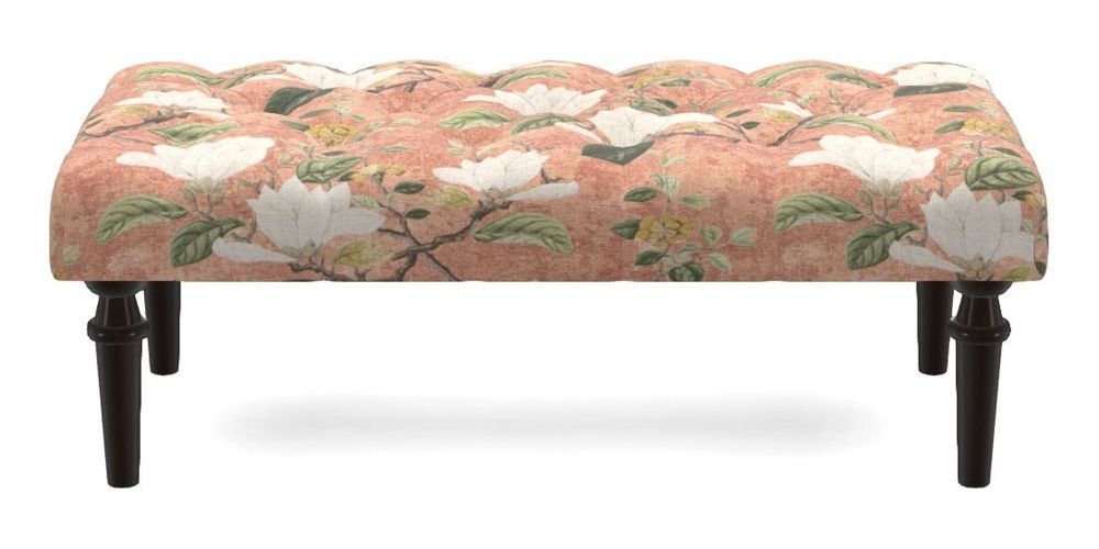 Small Buttoned Footstool