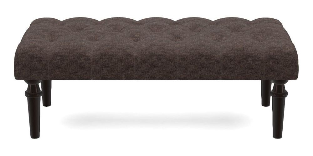 Small Buttoned Footstool