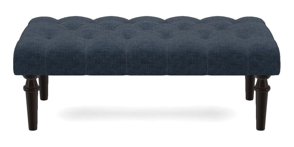 Small Buttoned Footstool