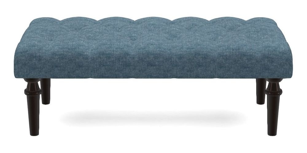 Small Buttoned Footstool