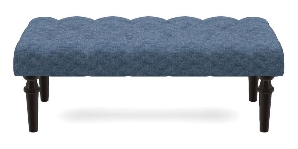 Small Buttoned Footstool