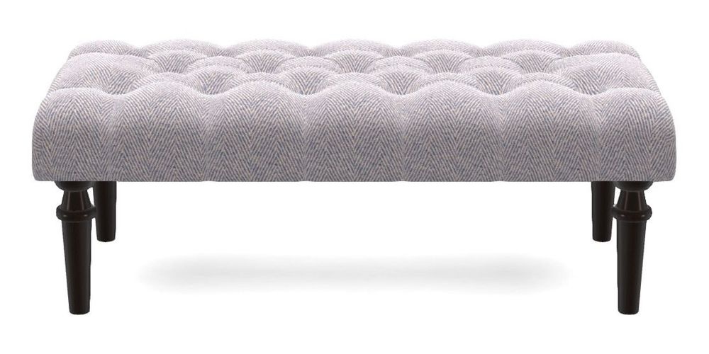 Small Buttoned Footstool