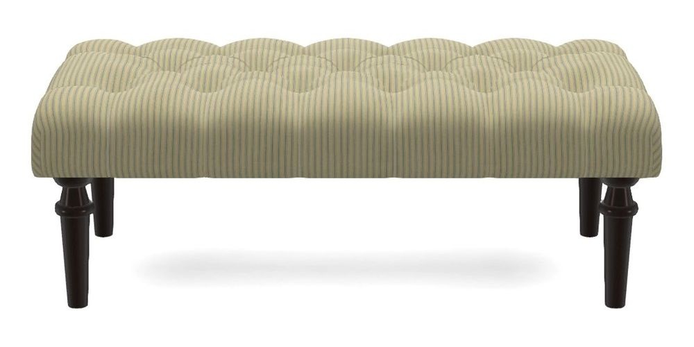 Small Buttoned Footstool