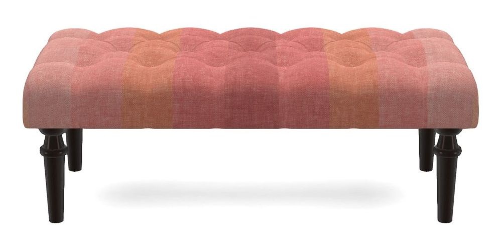 Small Buttoned Footstool