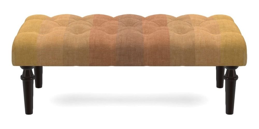 Small Buttoned Footstool