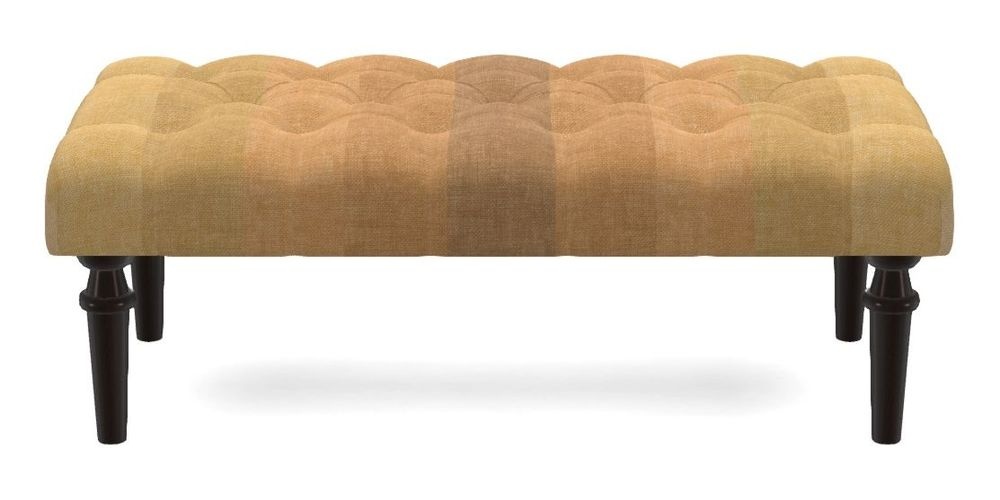 Small Buttoned Footstool