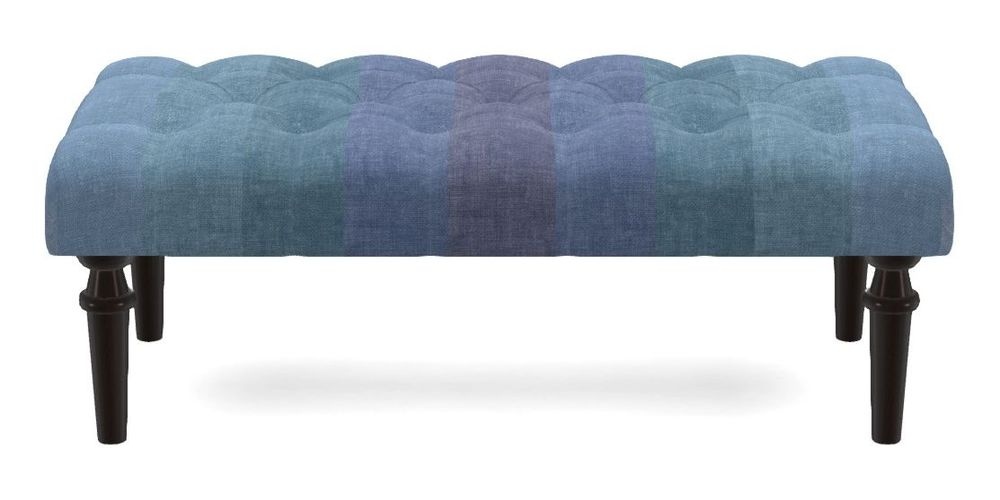 Small Buttoned Footstool