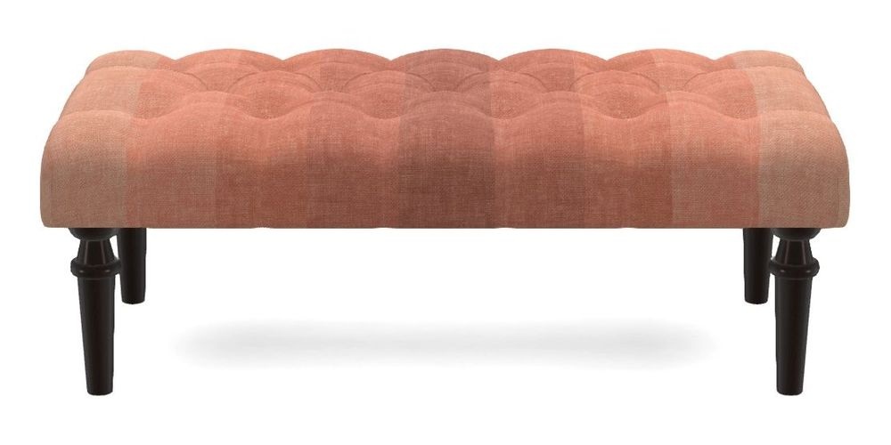 Small Buttoned Footstool