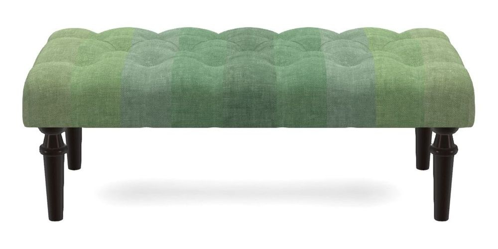 Small Buttoned Footstool