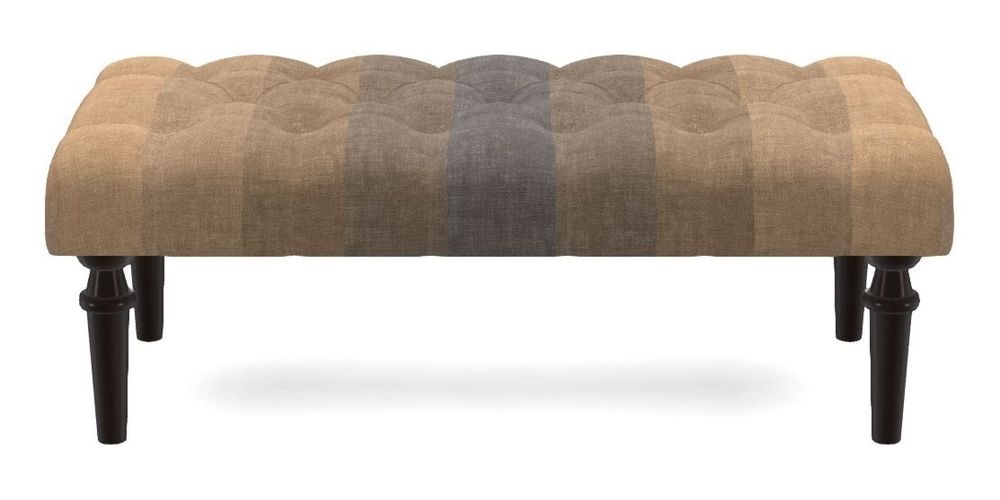 Small Buttoned Footstool