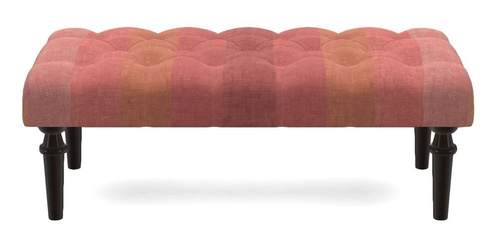 Small Buttoned Footstool