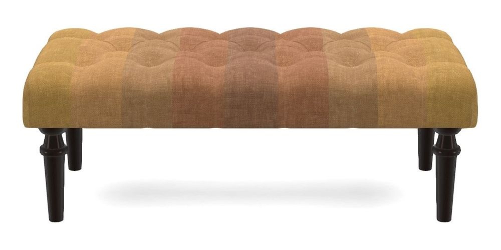 Small Buttoned Footstool