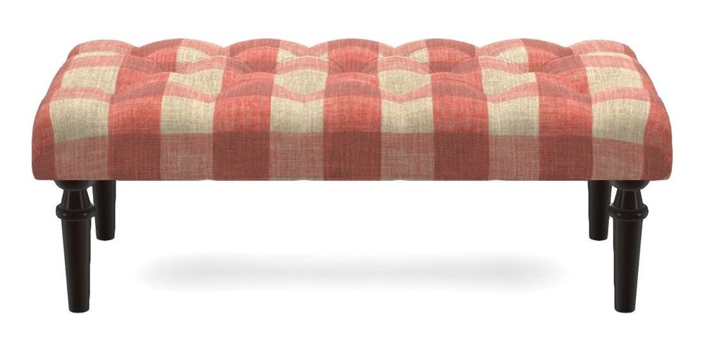 Small Buttoned Footstool