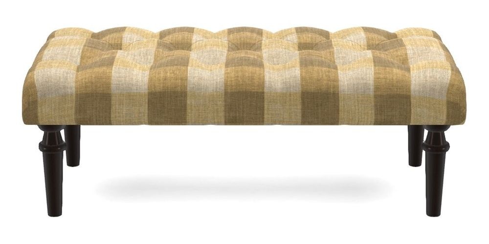 Small Buttoned Footstool