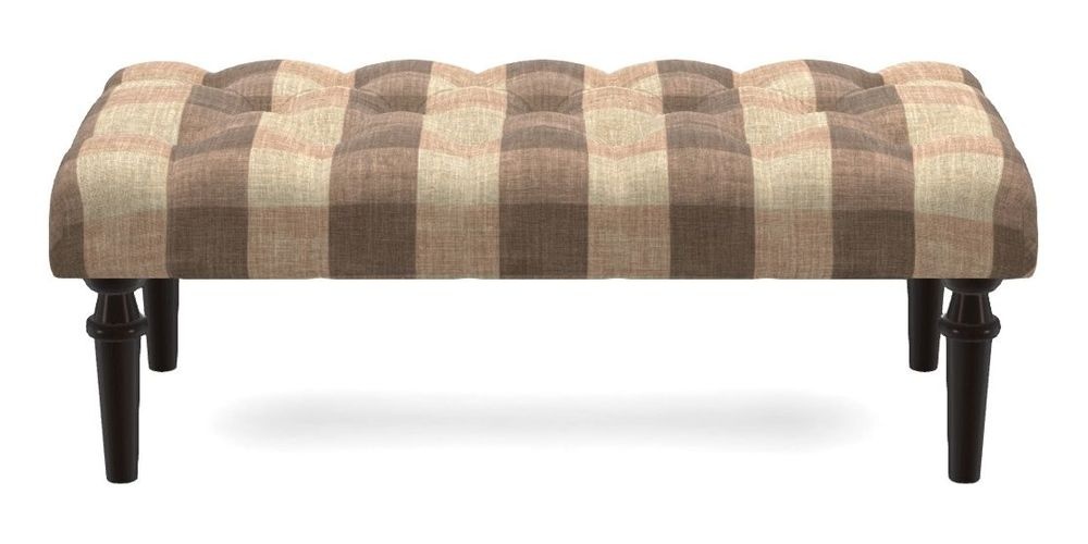 Small Buttoned Footstool