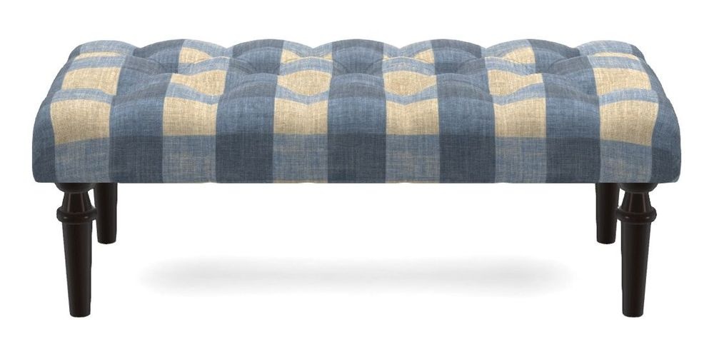 Small Buttoned Footstool