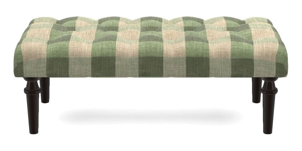 Small Buttoned Footstool