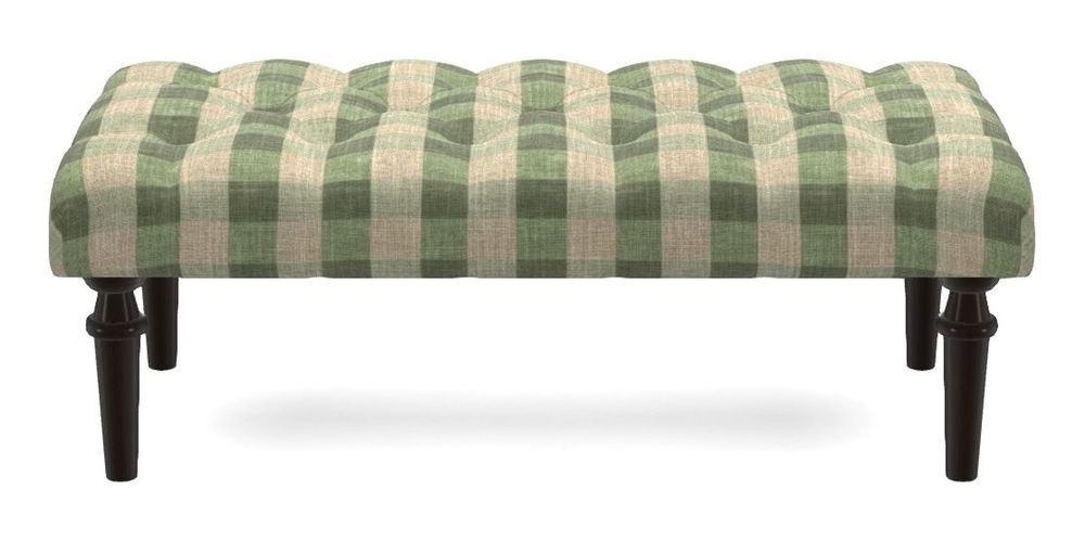 Small Buttoned Footstool