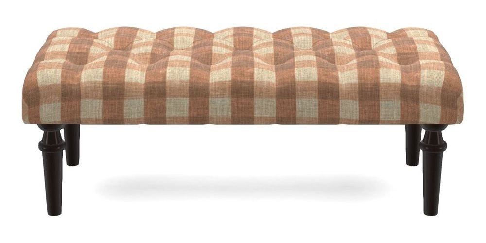 Small Buttoned Footstool