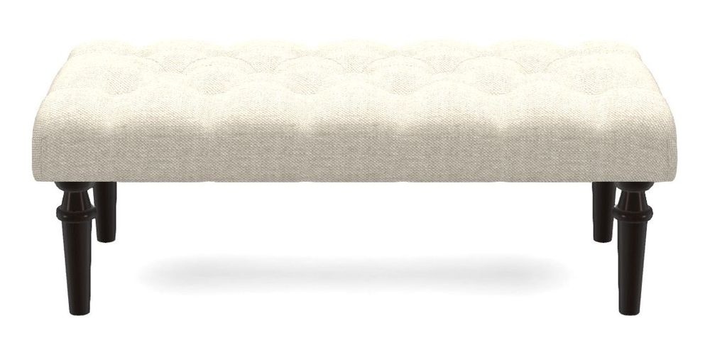 Small Buttoned Footstool