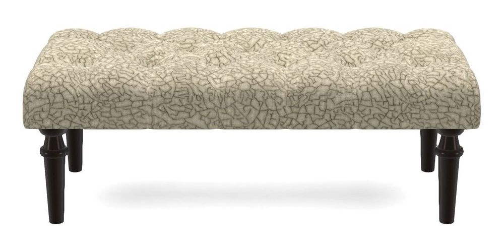 Small Buttoned Footstool