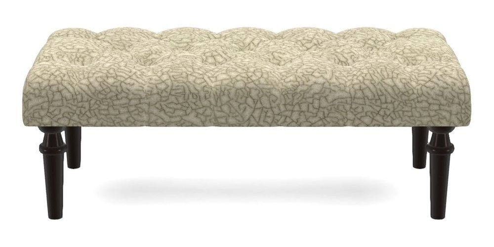 Small Buttoned Footstool