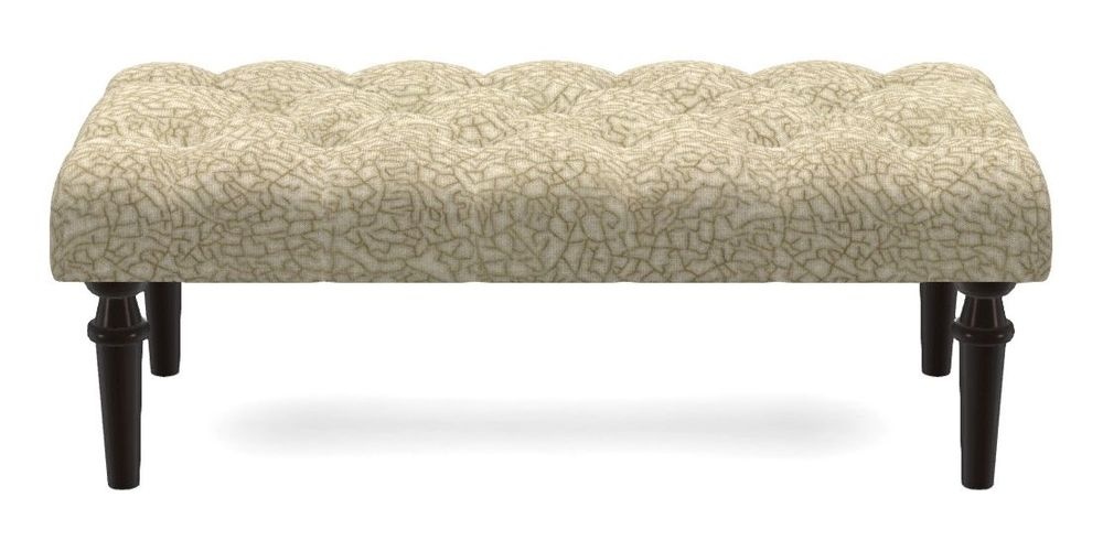 Small Buttoned Footstool