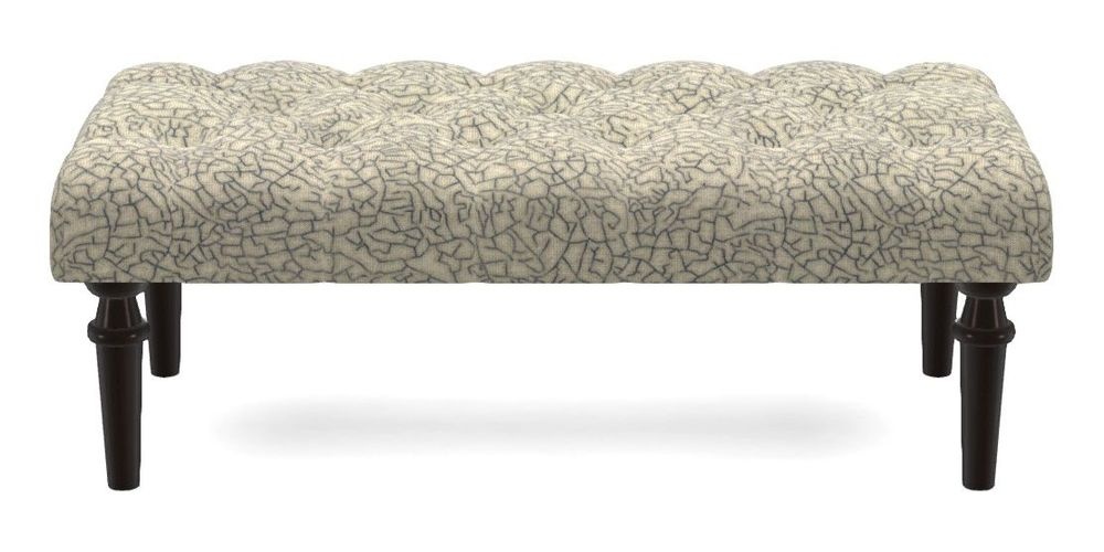 Small Buttoned Footstool