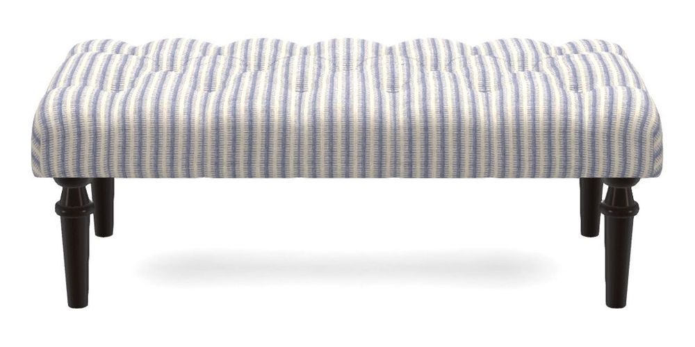 Small Buttoned Footstool