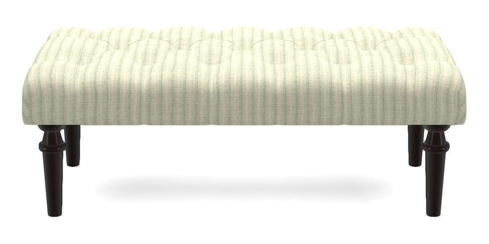 Small Buttoned Footstool