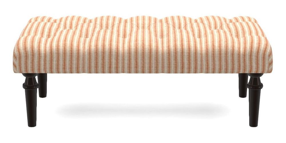 Small Buttoned Footstool