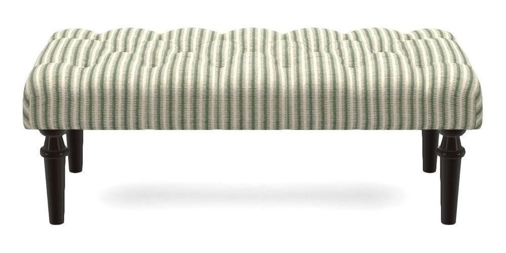 Small Buttoned Footstool