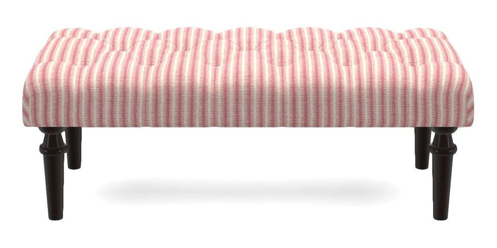 Small Buttoned Footstool