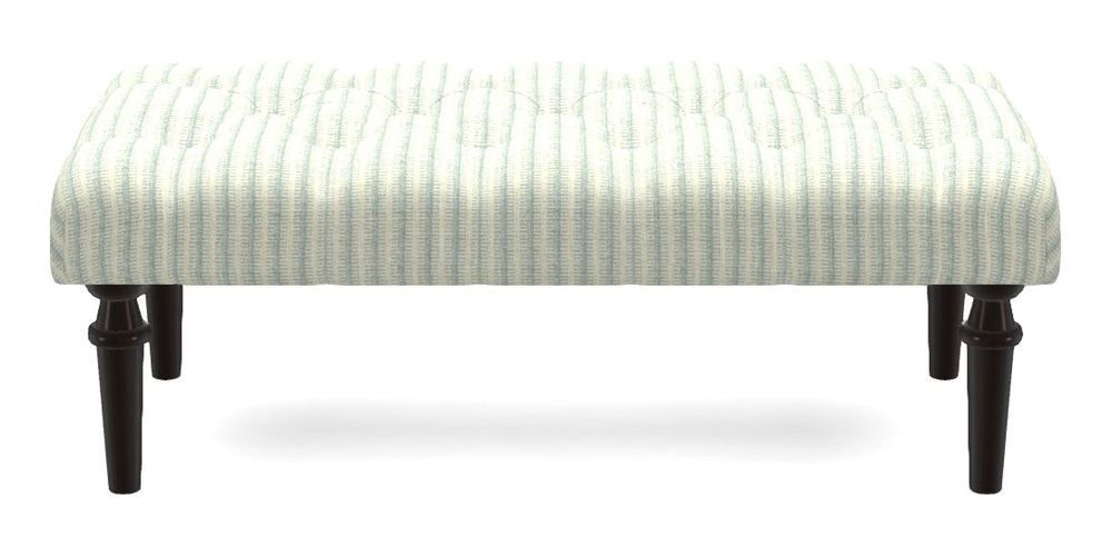 Small Buttoned Footstool