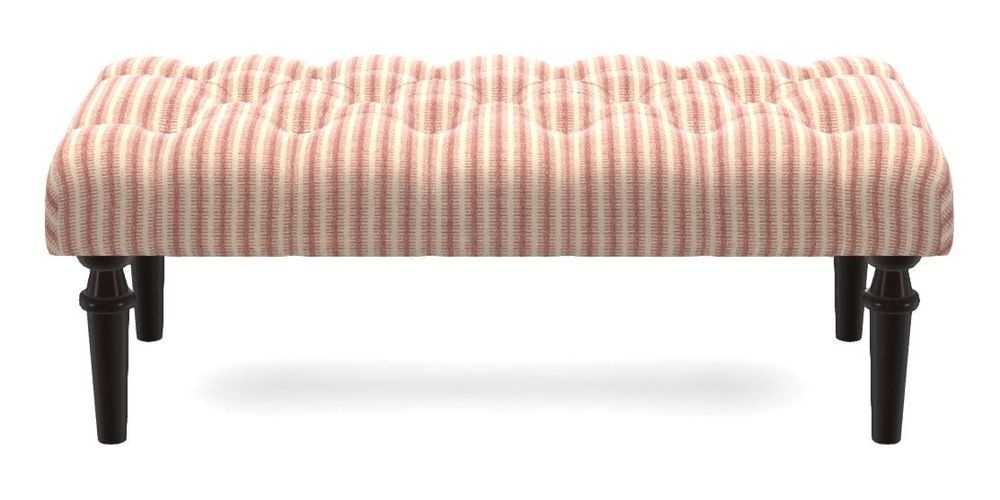 Small Buttoned Footstool