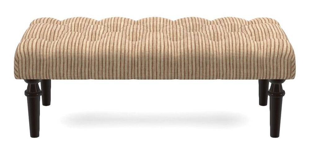 Small Buttoned Footstool