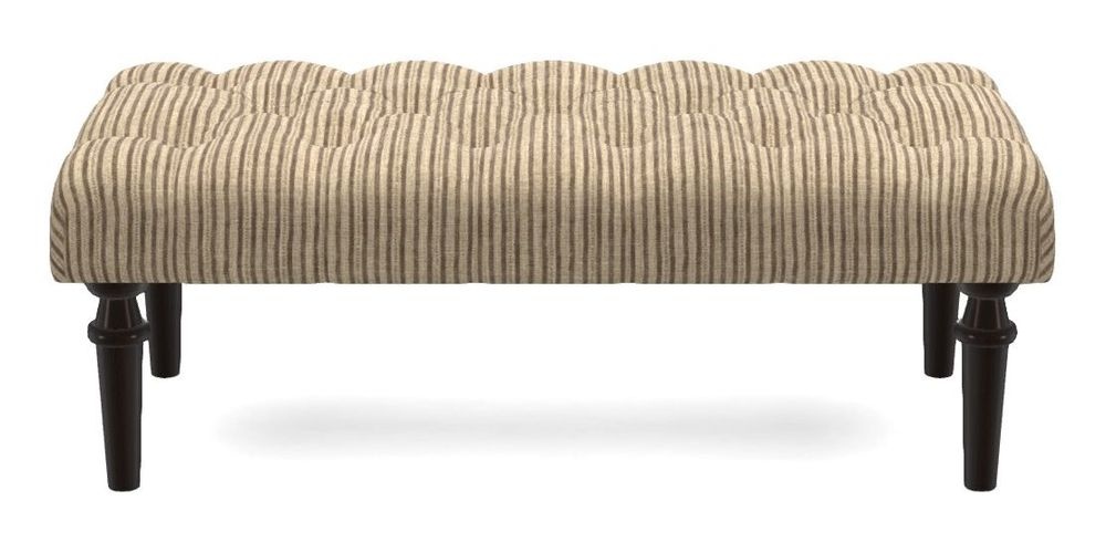 Small Buttoned Footstool